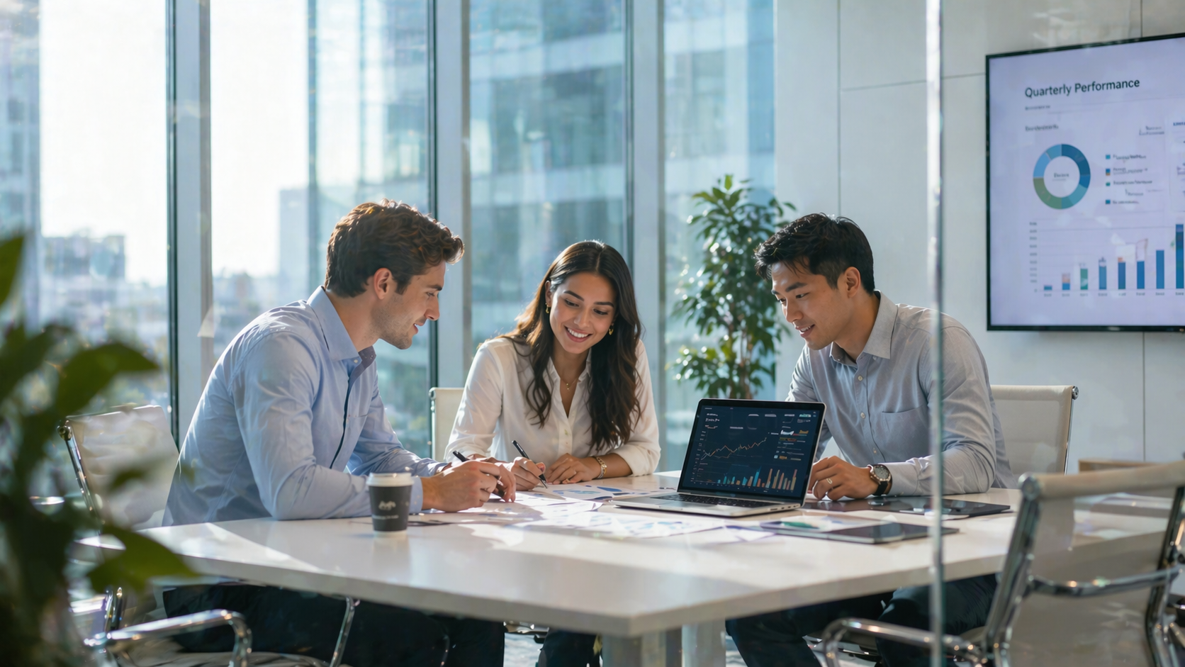 ALA Capital team in strategy session